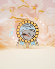 Crying But Trying Pin