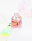 Strawberry Milk Liquid Keychain