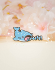 Screaming Whale Shark Pin