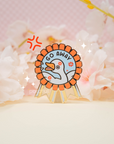 Go Away Angry Goose Pin
