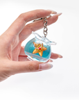 Pet Staryu Liquid Keychain