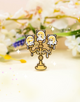 Candlelit Cats Pin