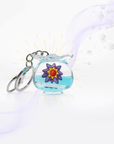 Pet Starmie Liquid Keychain