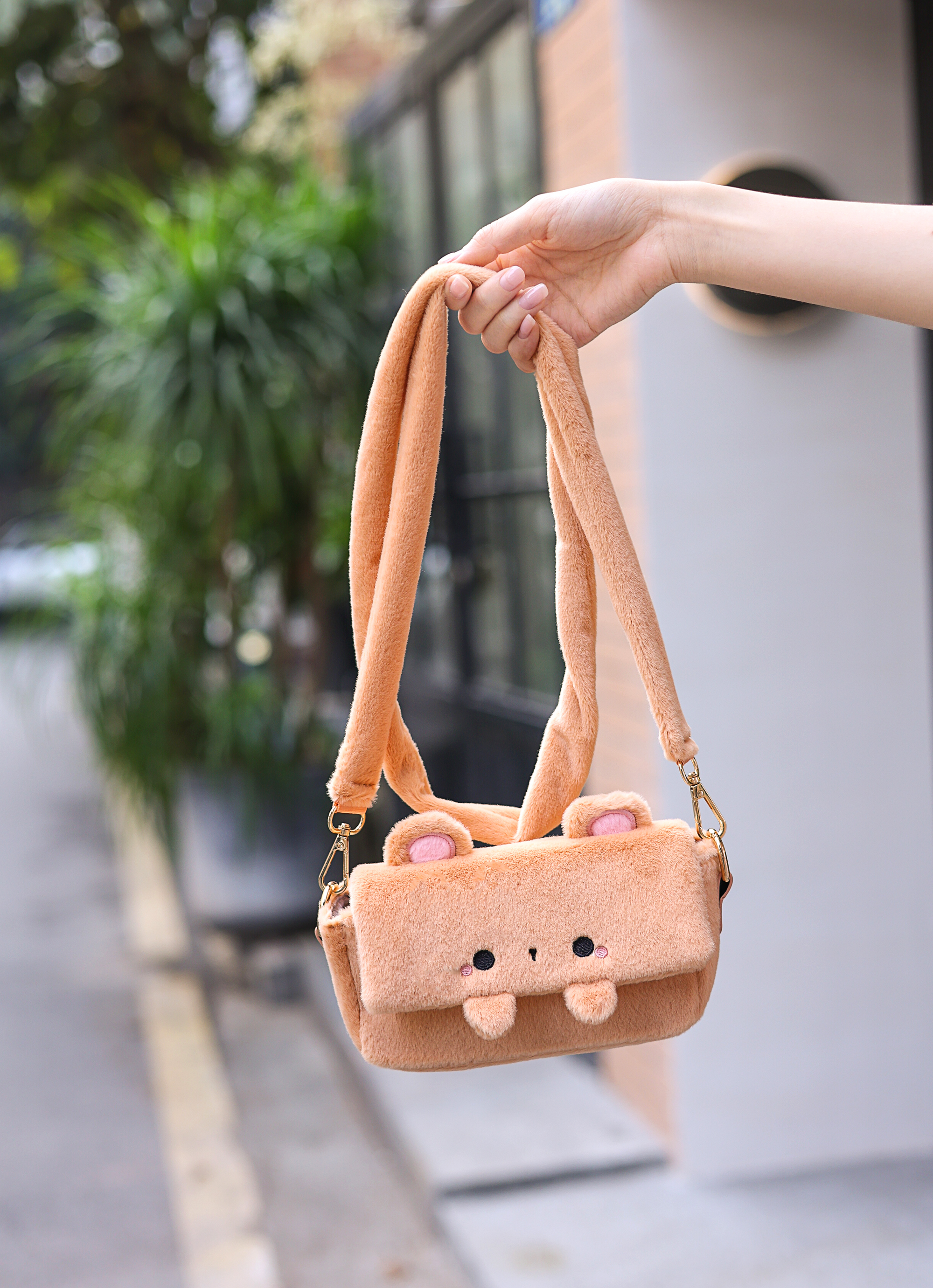 Fluffy Bear Bag