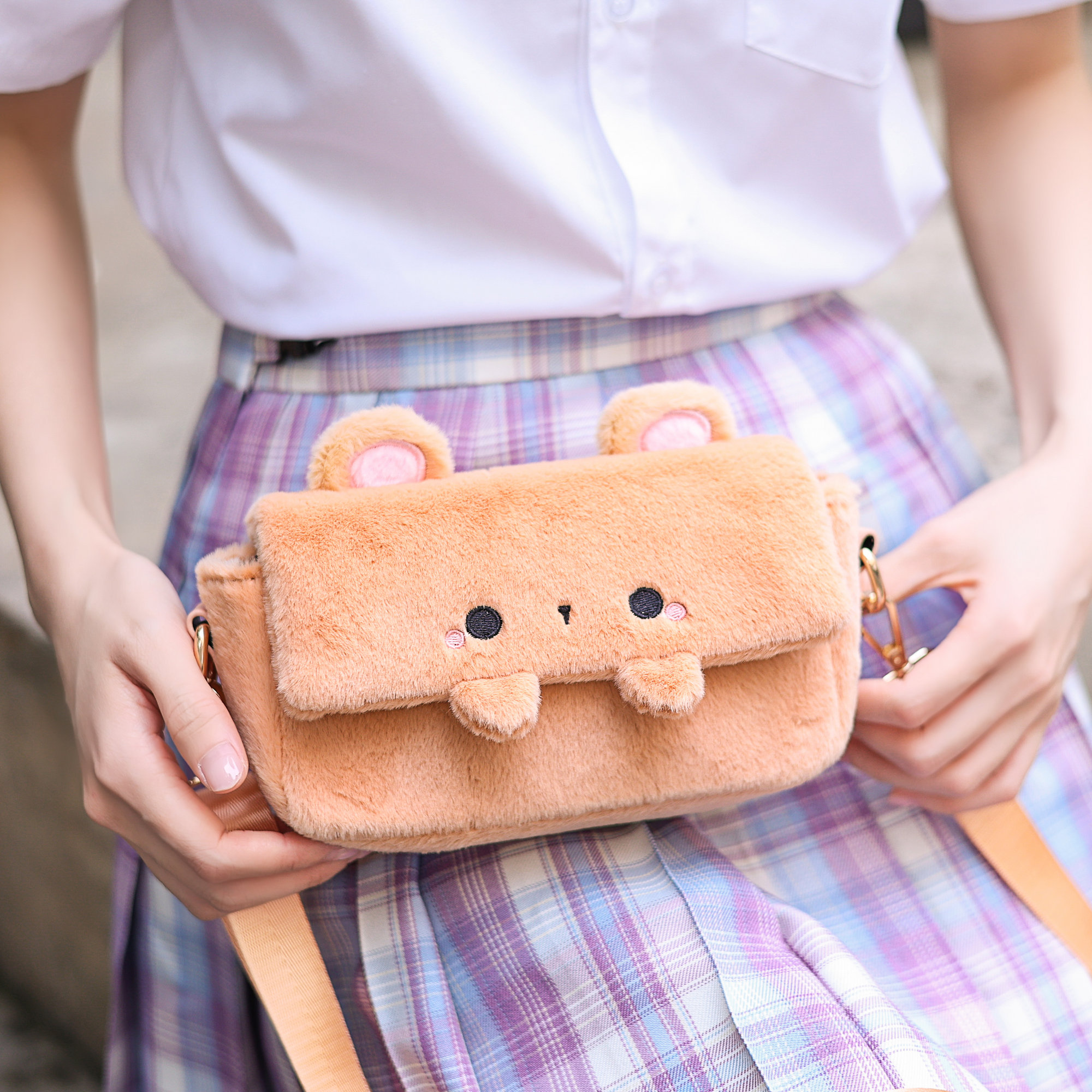 Fluffy Bear Bag