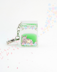 Flower Fields Liquid Keychain