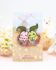 Floral Chikorita Pin
