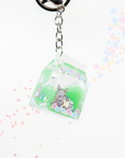 Flower Fields Liquid Keychain