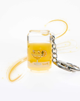 Lemon Soda Liquid Keychain