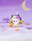 Cosmic Cow Enamel Pin