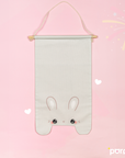 Grey Bunny Pin Banner (XL)
