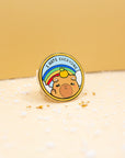 I Hate Everyone Capybara Pin