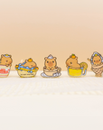 Capybara Hot Cocoa Pin