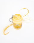 Lemon Soda Liquid Keychain