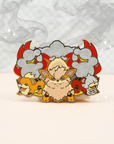 Fire Doggo Evolution Pin
