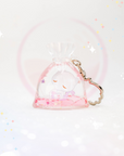 Mew Two Lava Liquid Keychain