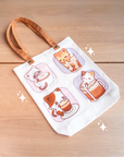 Coffee Cats Tote Bag