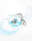 Pet Squirtle Liquid Keychain