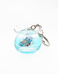 Pet Squirtle Liquid Keychain
