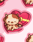 Chocolate Cow Sticker