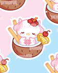 Coconut Cow Sticker