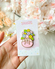 Ditto Flower Vase Pin
