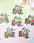 Leaf Me Alone Sticker