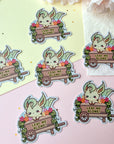 Leaf Me Alone Sticker
