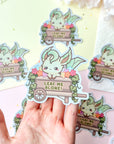 Leaf Me Alone Sticker