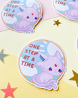 One Step At A Time Sticker