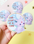 One Step At A Time Sticker