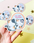 You Are Enough Cat Sticker