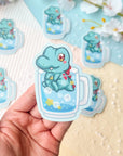 Crocodile Iced Water Sticker