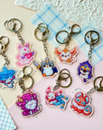 Knight Penguin Keychain