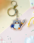 Knight Penguin Keychain
