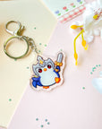 Knight Penguin Keychain