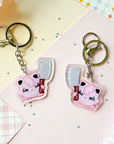 Threatening Jiggly Keychain