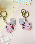 Threatening Jiggly Keychain