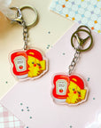 Ketchup Chu Keychain