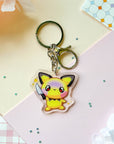 Threatening Pichu Keychain