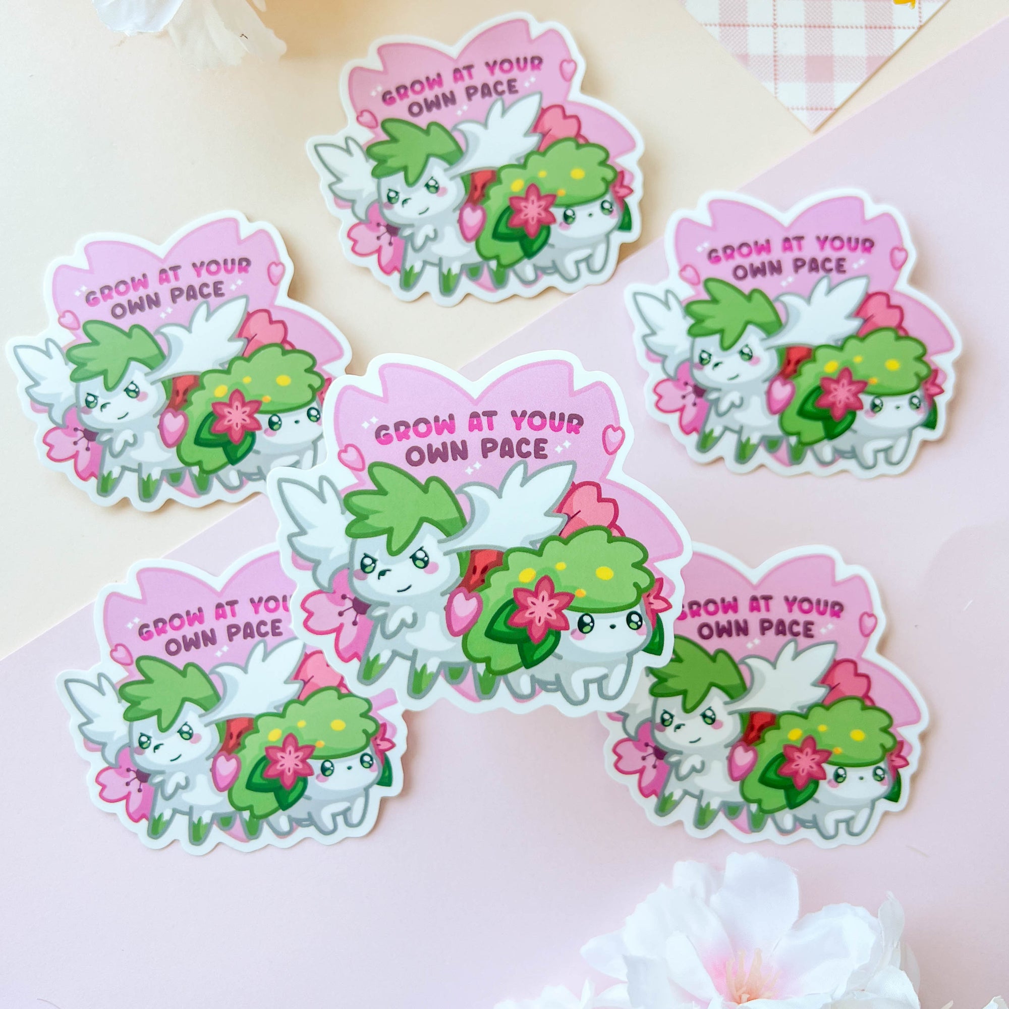 Grow At Your Own Pace Sticker