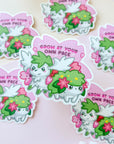 Grow At Your Own Pace Sticker