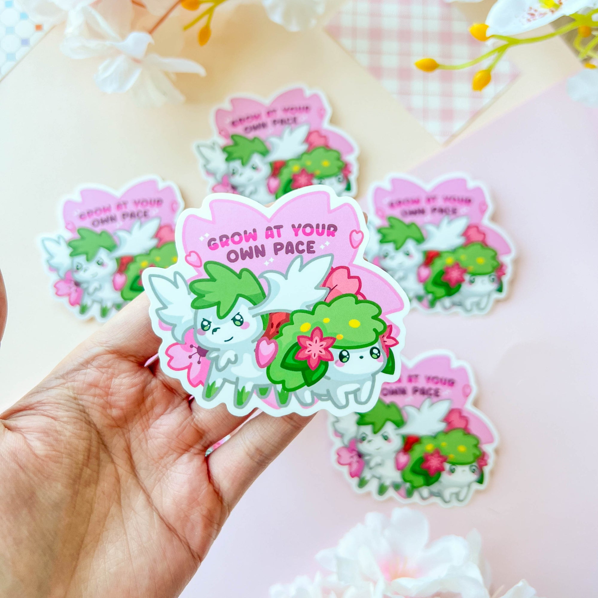 Grow At Your Own Pace Sticker