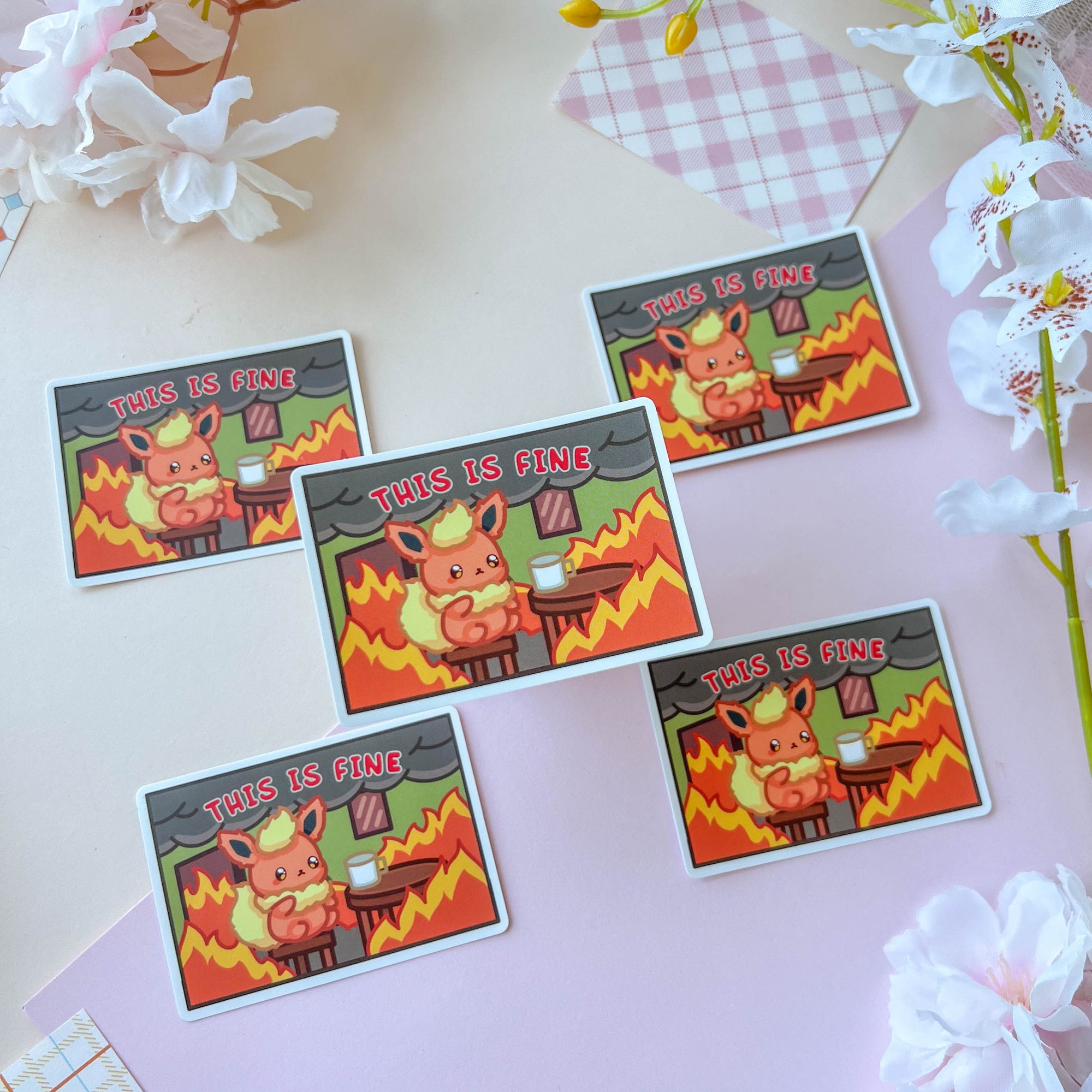 This Is Fine Sticker