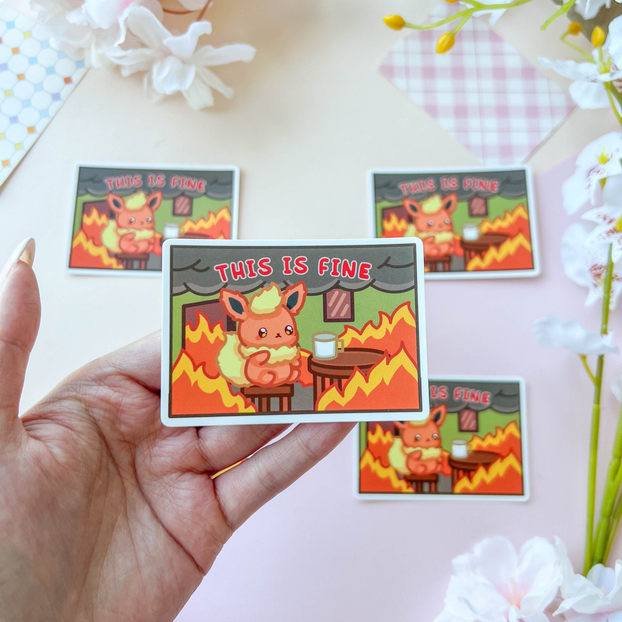 This Is Fine Sticker