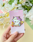 Cosmic Cow Enamel Pin