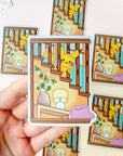 Squished Pika Sticker