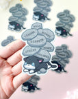 Overwhelmed Sticker