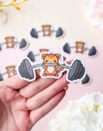 Powerlifter Cat Sticker