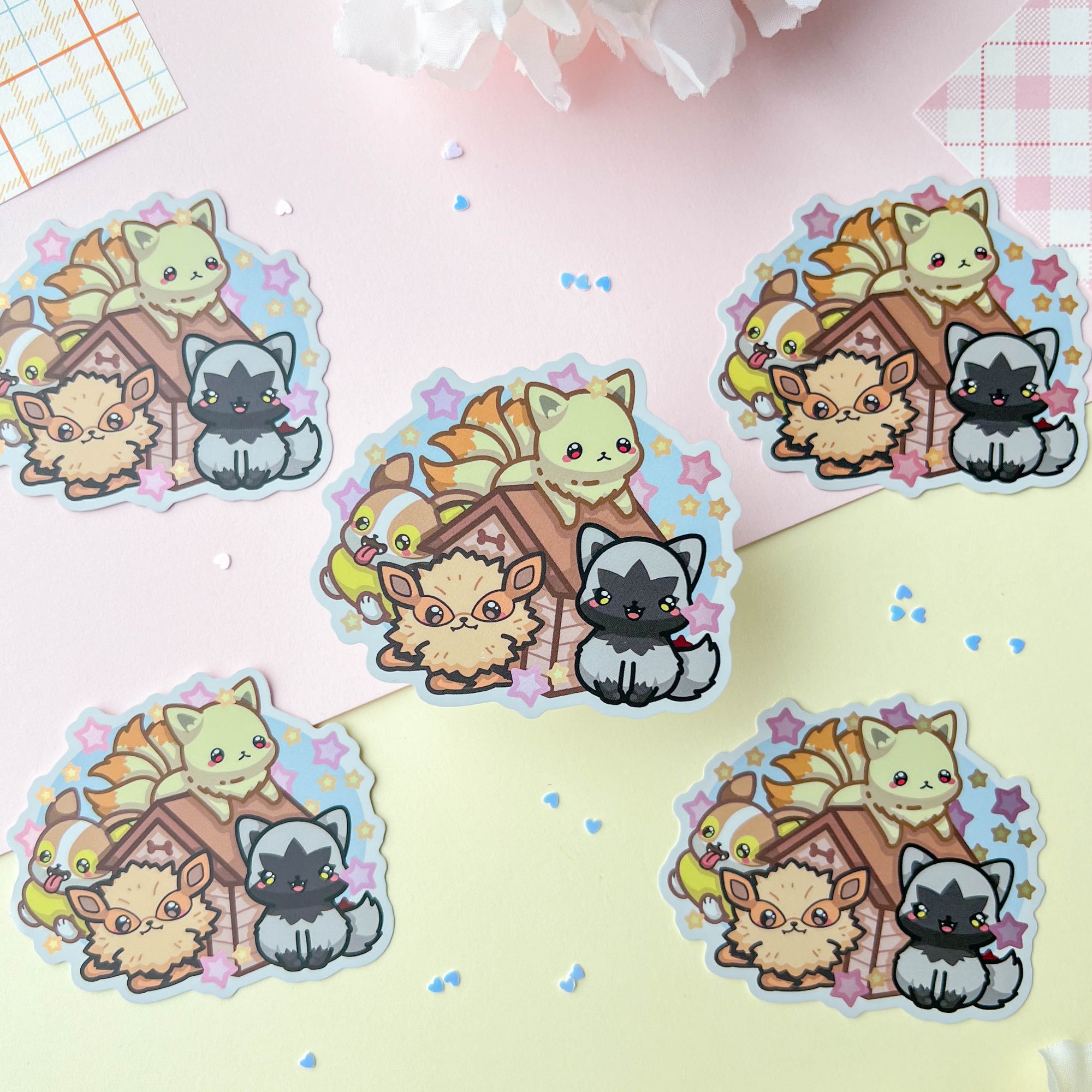 Poke Doggo Sticker